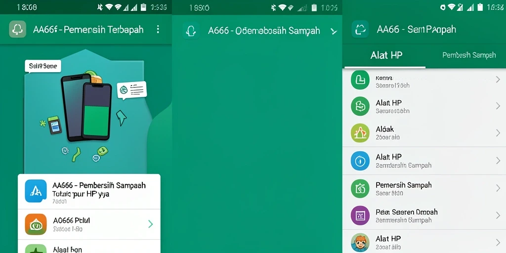 Tampilan antarmuka AA666 yang sederhana dan fungsional.