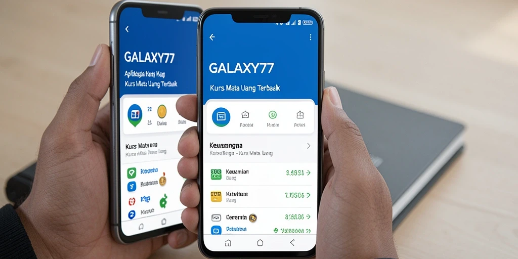 Antarmuka GALAXY77 yang menarik dan informatif untuk Kurs Mata Uang.