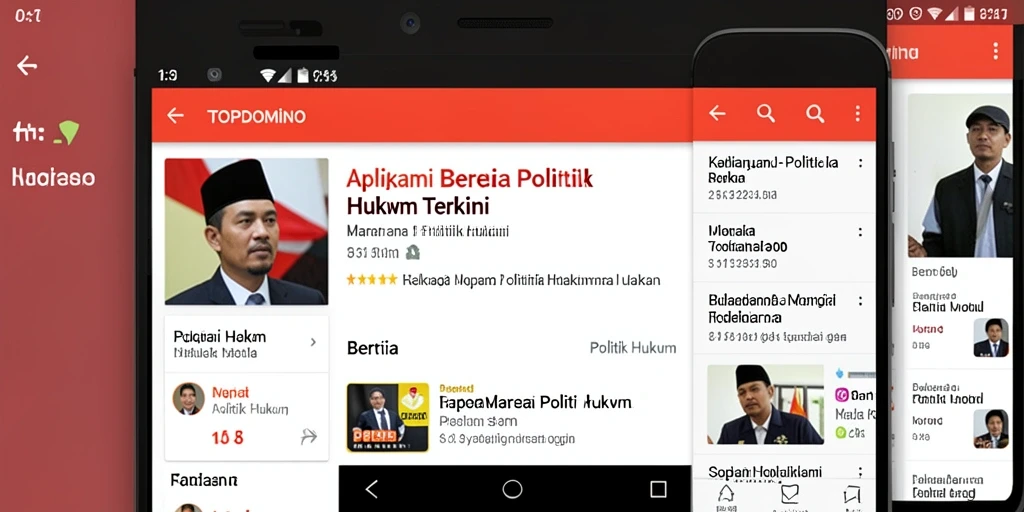 Antarmuka pengguna TOPDOMINO yang modern dan mudah digunakan.