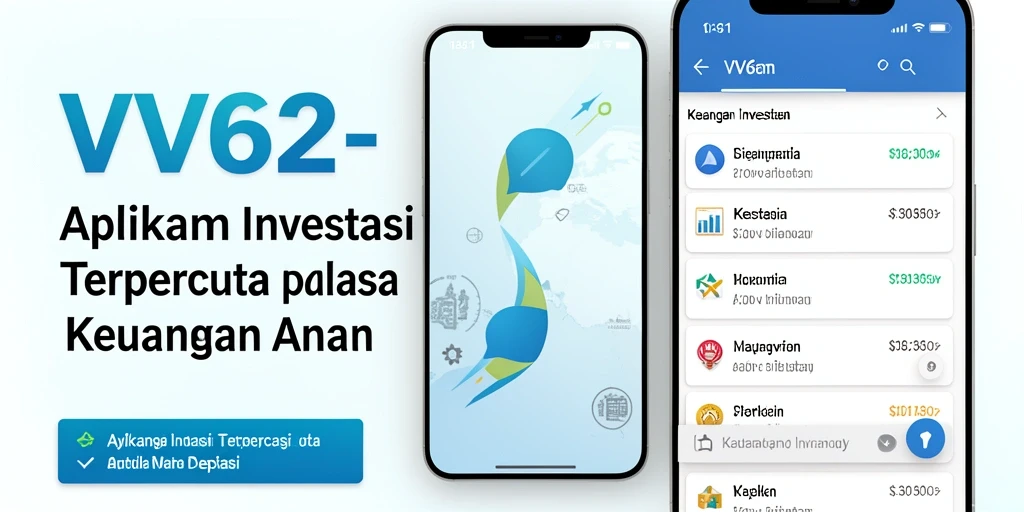 Antarmuka aplikasi VV62 yang sederhana dan fungsional untuk investasi.