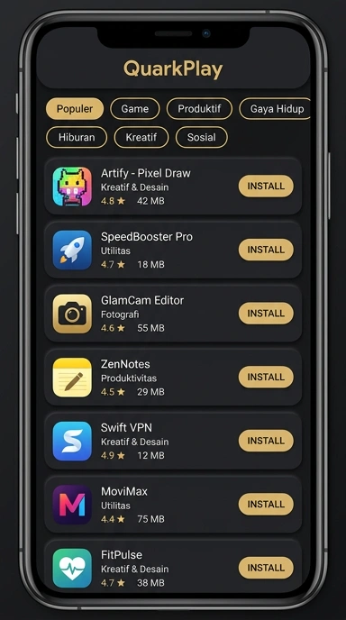 quarkplay - Aplikasi Populer & Kanal Uji Terlengkap di Indonesia